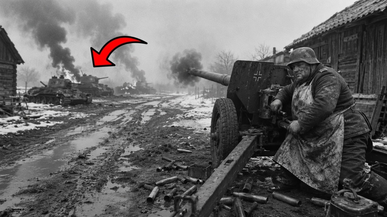 18 T-34 rollten an — ein Koch griff zur Pak 40, weil die Mannschaft tot war
