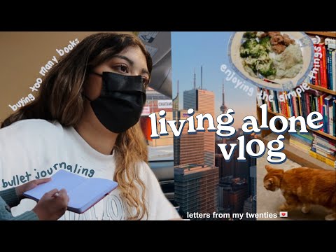 Видео: living alone vlog: new recipes, books & exploring toronto (letters from my 20s)