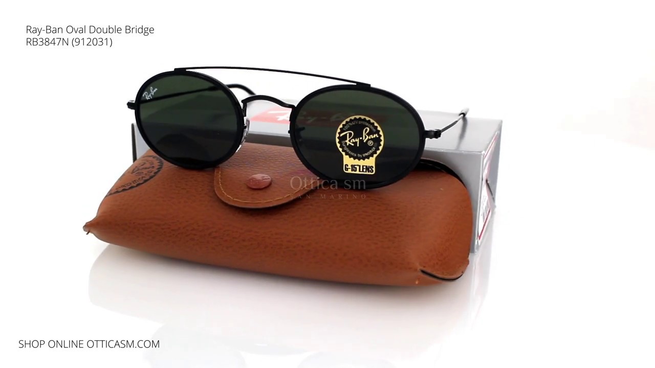ray ban double bridge oval