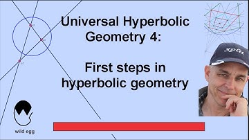 First steps in hyperbolic geometry | Universal Hyperbolic Geometry 4 | NJ Wildberger