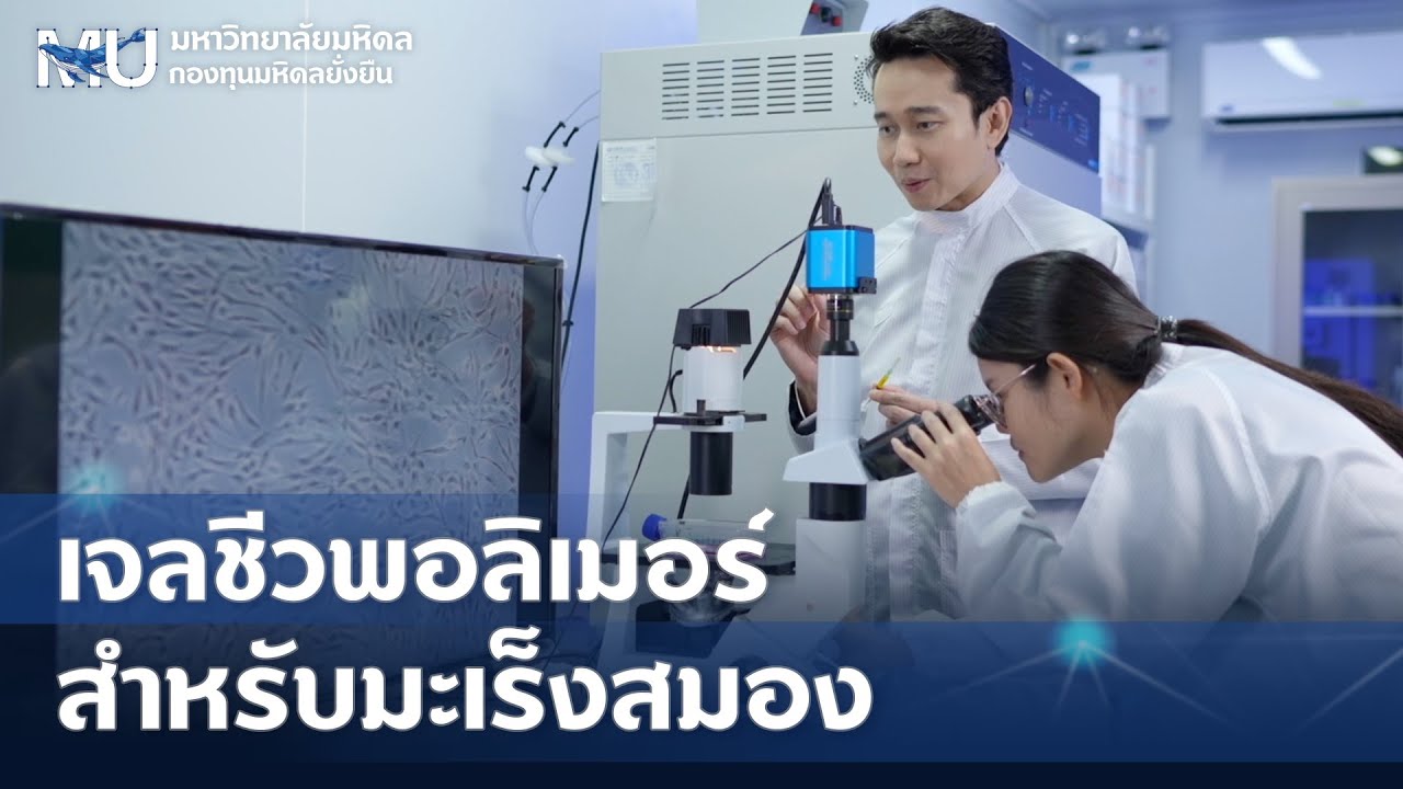 เจลชีวพอลิเมอร์สำหรับมะเร็งสมอง