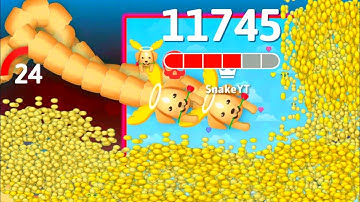 Snake.Io🐍 Boss RAPHAEL Vs Boss RAPHAEL 🐍 Best Epic Snakeio Gameplay #snakeio #snakegame