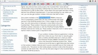 Outdoor Wireless Intercom - 888-298-9489