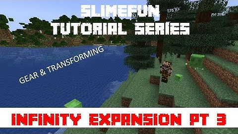 Slimefun Tutorials - Infinity Expansion Part 3 - Gear
