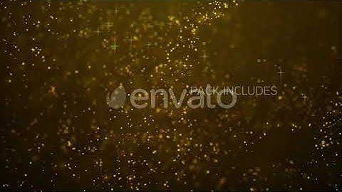 4k Golden Particles Pack | Motion Graphics - Envato elements