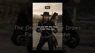 This is The only NPC that Draws faster than John Marston #rdr2 #rdr #arthurmorgan #shorts
