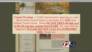 FTC warning of fake funeral home emails