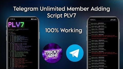 Telegram New Free Member Adder Script For 2025 ⚡| Per Account Add 40  Member | No Ban | Trickyabhi 🔰