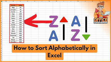 How to Sort Alphabetically in Excel (Under 1 Minute)