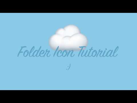 Custom folder icon tutorial ☃︎