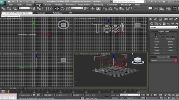 3DS MAX Tutorial on 3d text