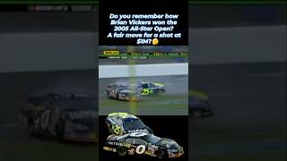 Do you remember how #BrianVickers won the 2005 All-Star Open? Fair or dirty? 🤔 #NASCAR
