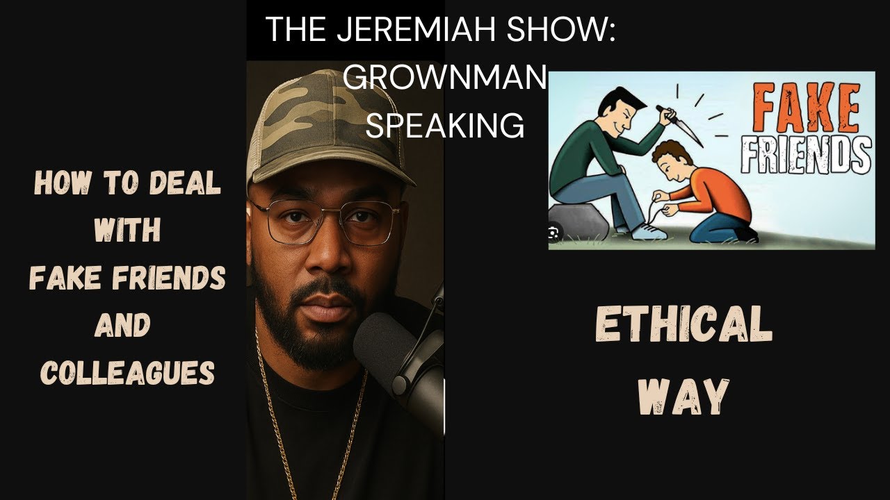 How to deal with fake friends and colleagues in a ethical way