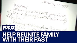 Everett teen's quest to reunite a family with their past