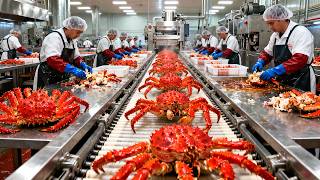 How King Crab is Made in Factory 🦀🦀