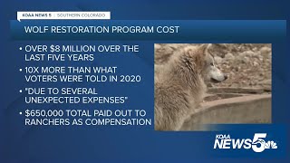 New numbers show how much the state has spent on wolf restoration program
