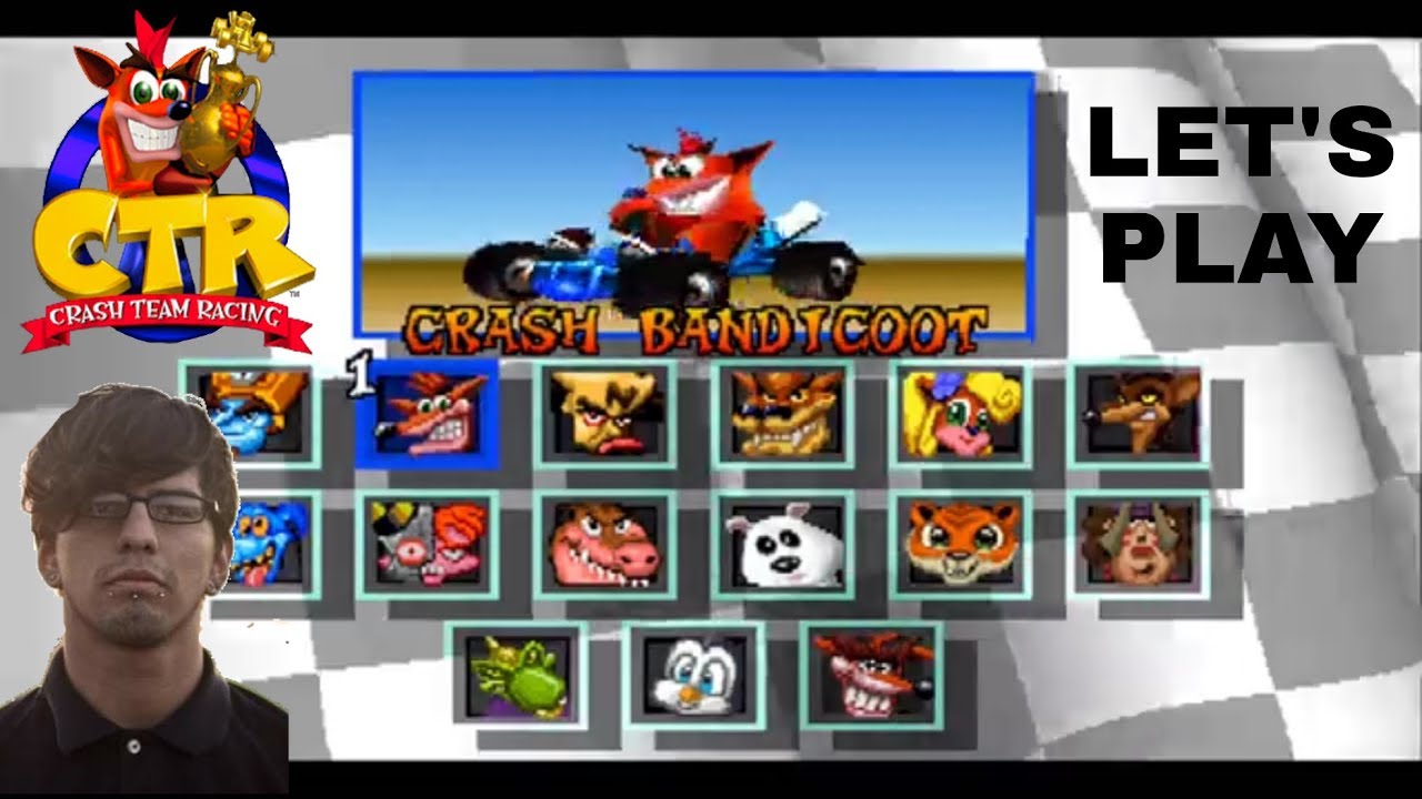 LET'S PLAY Crash Team Racing Arcade Mode Crash Bandicoot Tiny