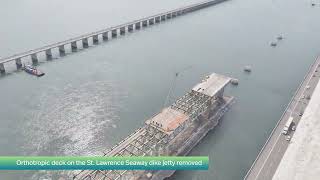 Champlain Bridge Deconstruction | Time-lapse video that covers the last 12 months of work #JCCBI