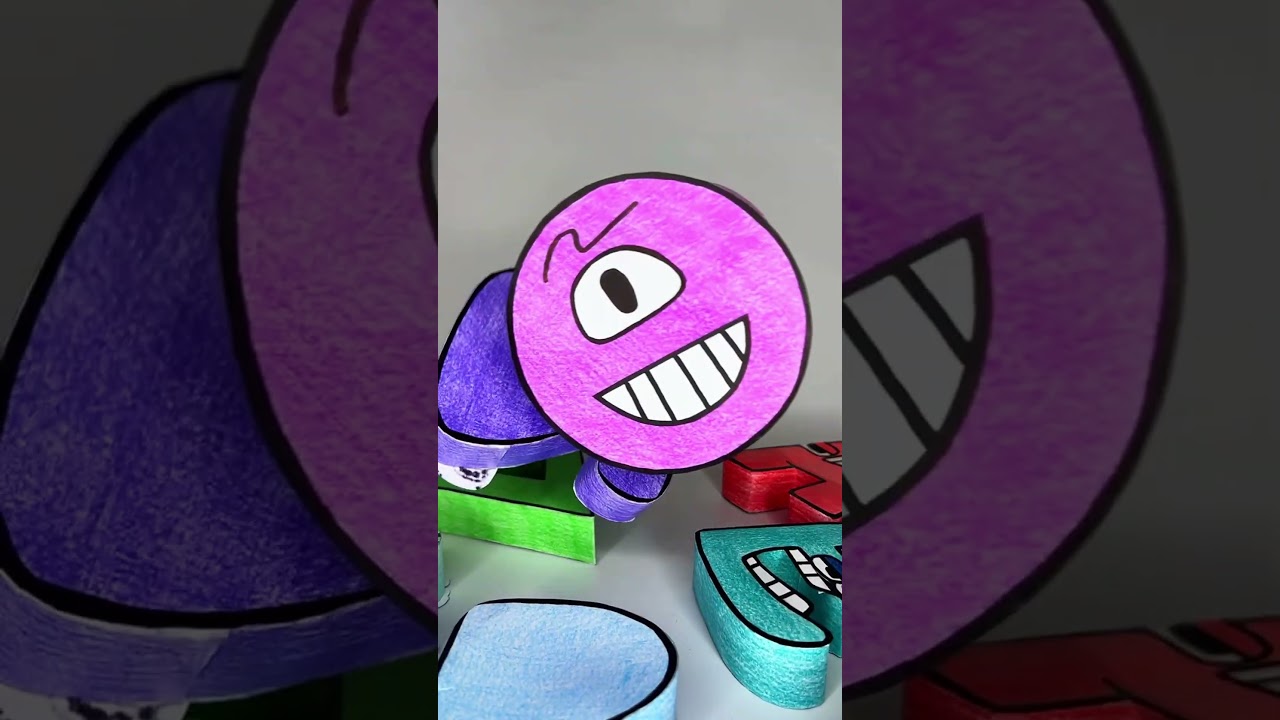 SLOW FALL GREEK Paper Alphabet Lore A - N 