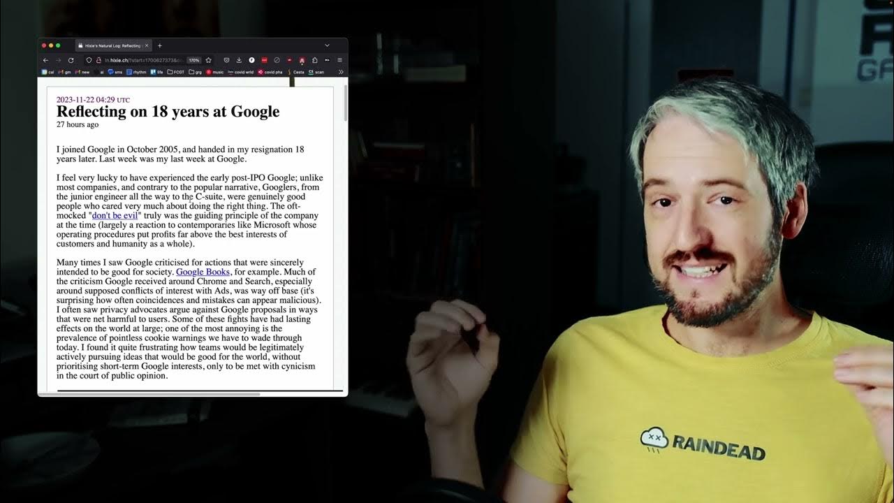 Reflecting on Hixie (Flutter CoFounder & Tech Lead) leaving Google
