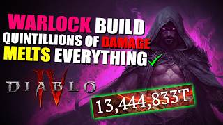 QUINTILLIONS... - EVISCERATE Warlock Build MELTS EVERYTHING in Diablo 4 Season 13!