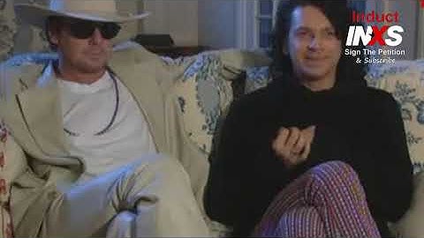 Michael Hutchence and Tim Farriss 1997 | Sign & Share Change.org/InductINXS