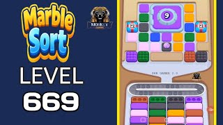 Marble Sort level 669 walkthrough solution