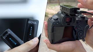 High Quality Wireless Microphone for Camera and Phone | Boya XM6 S-2