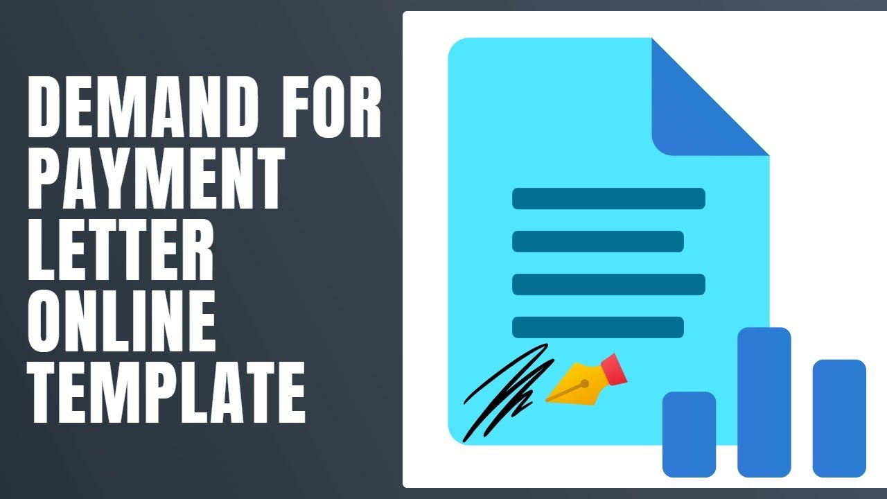 Demand For Payment Letter Online Template - How To Fill Demand For Payment Letter