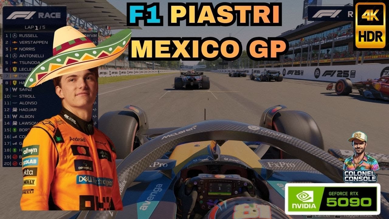 Formula 1 Piastri Mexico GP
