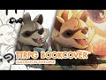 TTRPG Fantasy Animal Back Book Cover Illustration