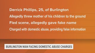 Burlington Police arrested Burlington resident for abuse of woman
