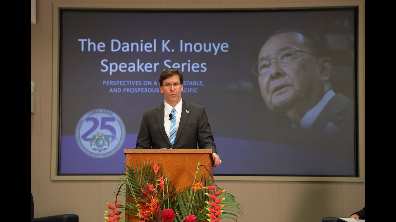 DKI APCSS Speaker Series - SecDef Esper