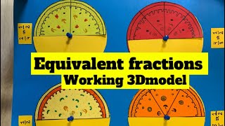 Famous Equivalent fractions working 3D model #equivalent fractions #fraction  #3dmodel  #workingmodel Profile