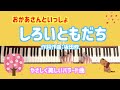 しろいともだち【冬の歌】【おかあさんといっしょ】【卒園式の歌】【5歳児おすすめ】【年長】【坂田修】【3月の歌】【感動】【バラード】