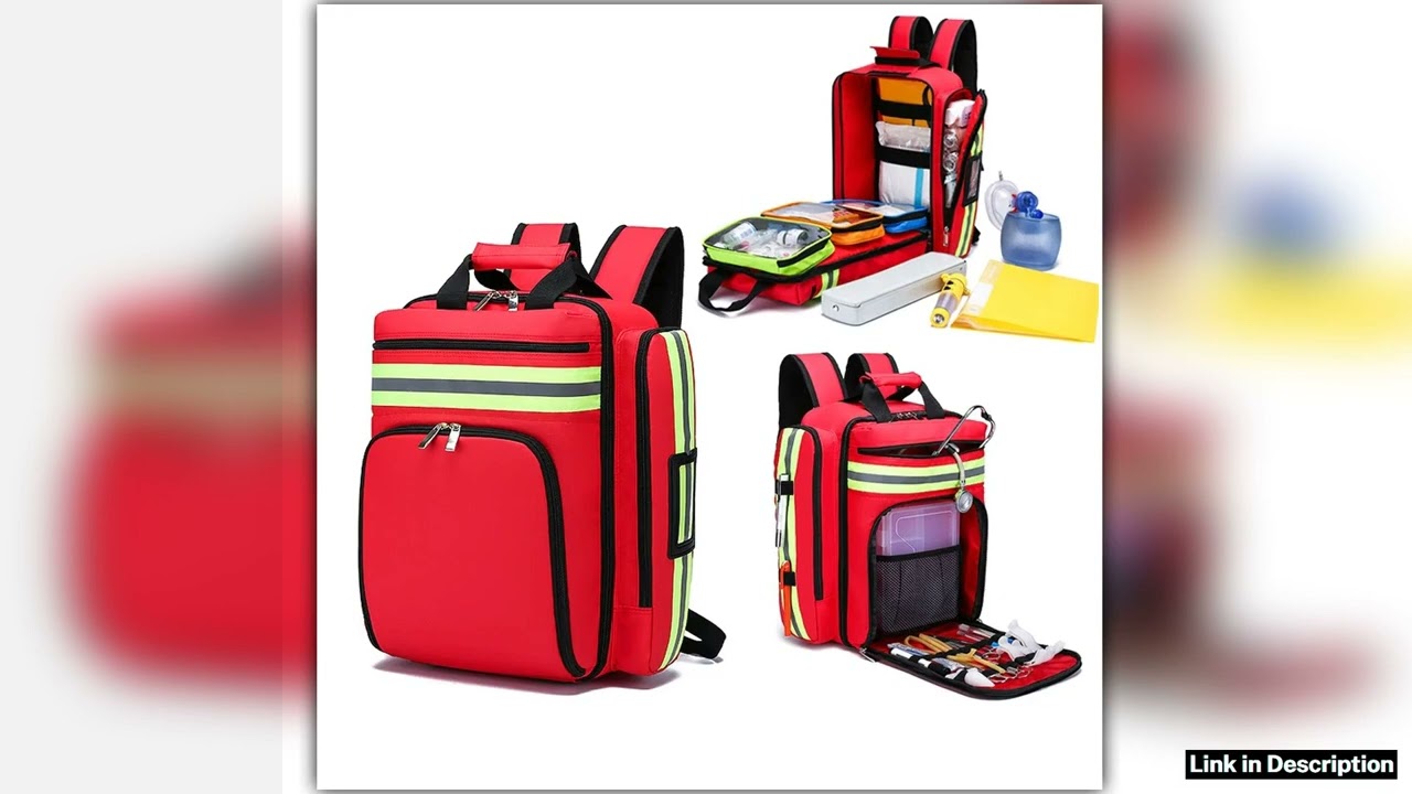 Disaster Relief Bag First Aid Kit Emergency Rescue Backpack Large Capacity Classified Storage Survi
