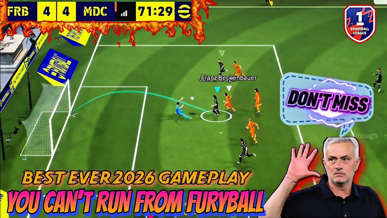БЕЗУМНЫЙ геймплей eFootball 2026 — Неудержимый фуриболл! 🔥