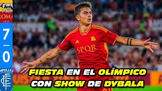 FIESTA en el OLÍMPICO con SHOW de DYBALA | ROMA 7-0 EMPOLI 2023/2024