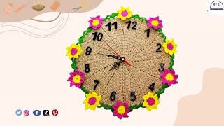How to Crochet a Wall Clock 🧶 | Step-by-Step DIY Crochet Clock Tutorial Includes Pattern screenshot 2