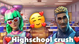 Fortnite roleplay-Highschool crush)(Fortnite short flim#906