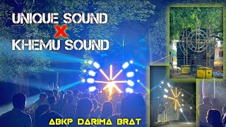 Unique sound X Khemu sound Darima barat⚡️//Mahuatikr to Darima￼ /full mahol #dj #brat #djvlog