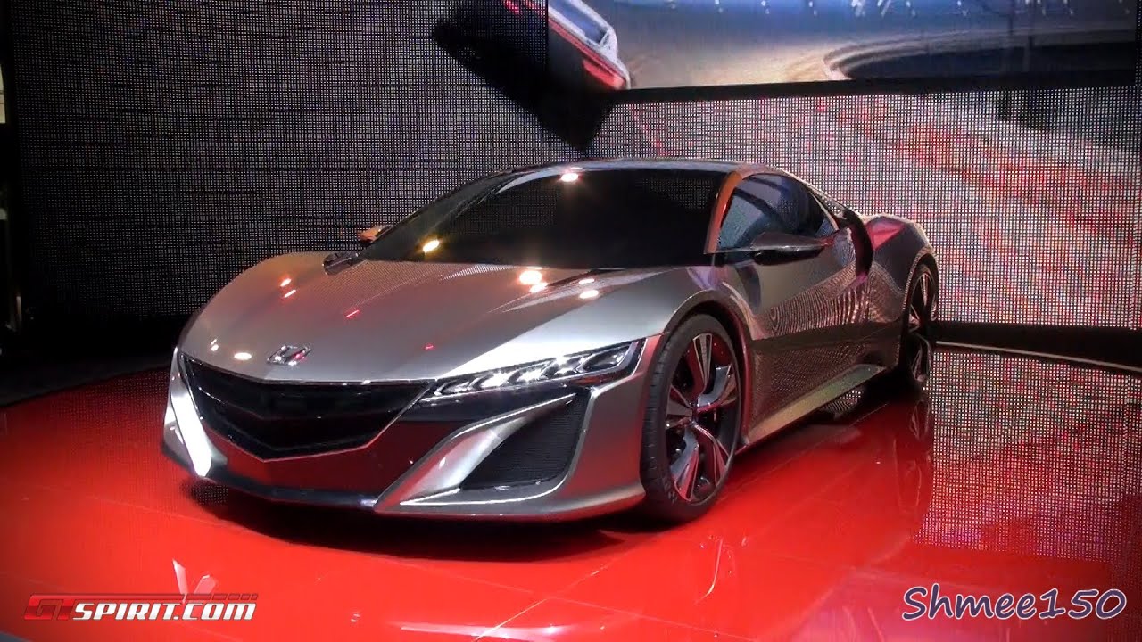 Honda NSX Concept - Geneva 2012 with GTspirit.com - YouTube