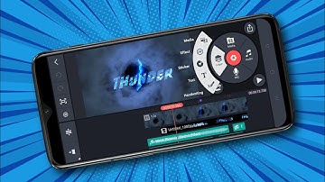 Lightning Intro In Kinemaster || thunder lightning text effect kinemaster