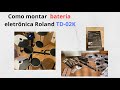 bateria td 02k montagem ( v-drums td-02k )