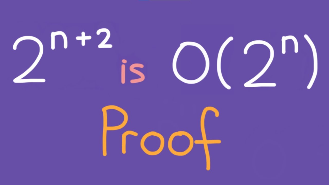 Prove 2 n 2 Is O 2 n YouTube prove-2-n-2-is-o-2-n-youtube