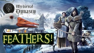 FIND FEATHERS! 3 WAYS! MEDIEVAL DYNASTY