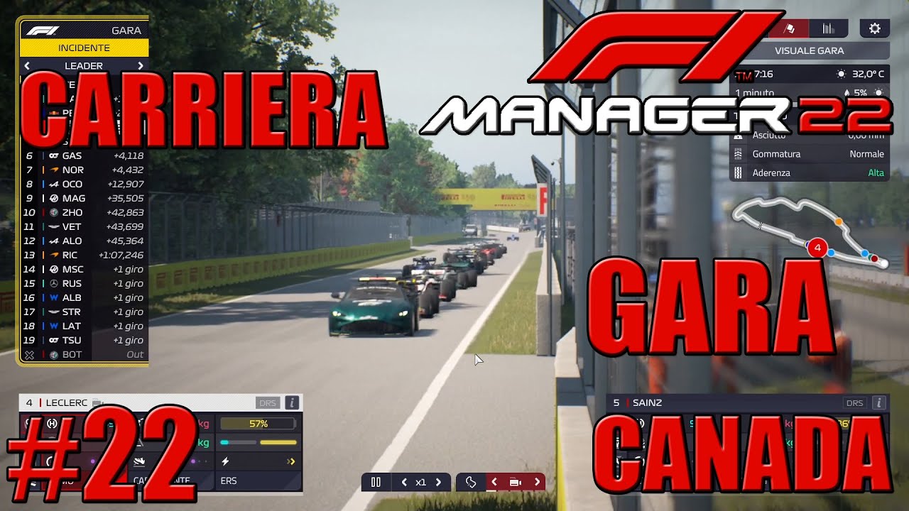 F1 Manager 2022 - Gameplay ITA - Carriera - Let's Play #22 - La safety ...