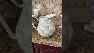 The MacKenzie-Childs Enamel Pitcher is one of my faves