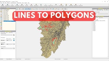 Convert Lines to Polygons | How to convert Line to Polygon | Convert Polylines to Polygons