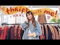 Come thrifting with me in london  try on haul